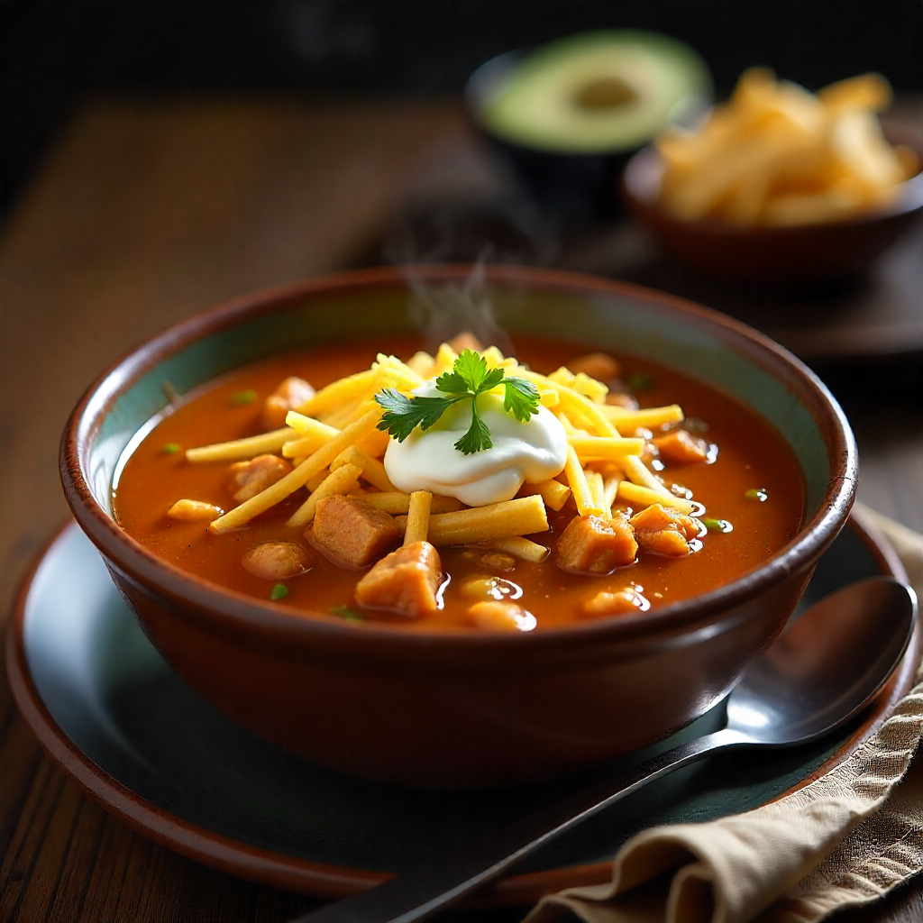 Hearty Chicken Taco Soup Recipe – Quick & Flavorful