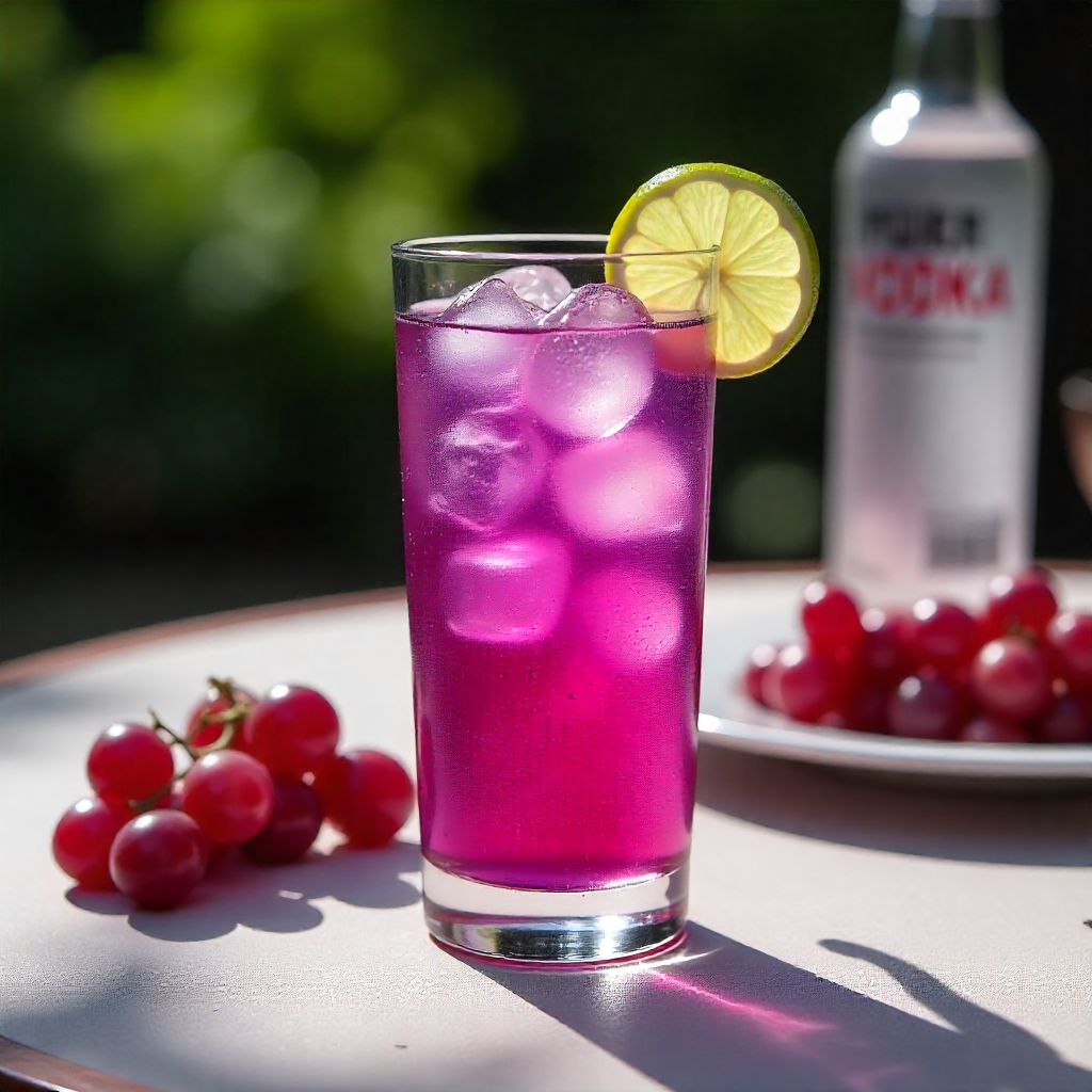 Refreshing Transfusion Drink Recipe with Vodka and Grape Juice